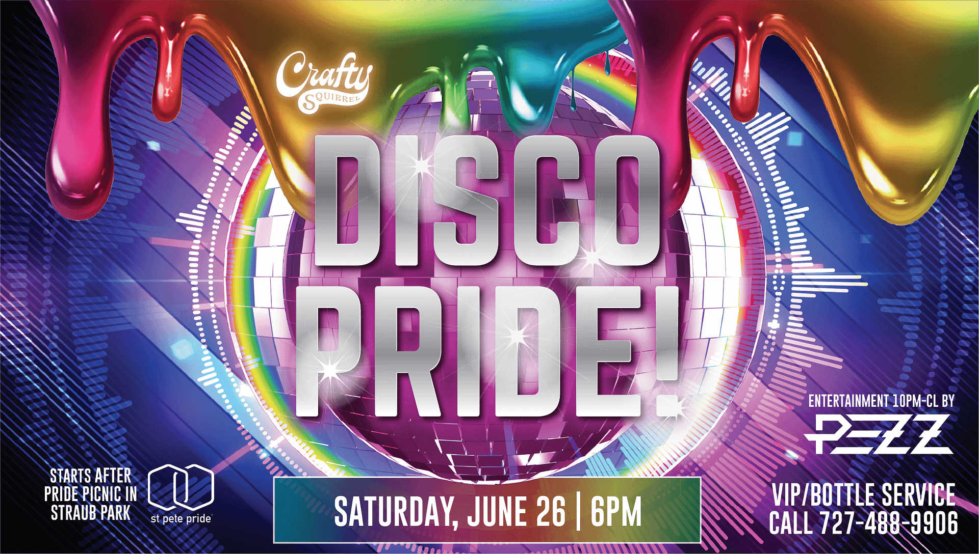 Disco Pride Party Coming Up at the Crafty Squirrel in Downtown St. Pete